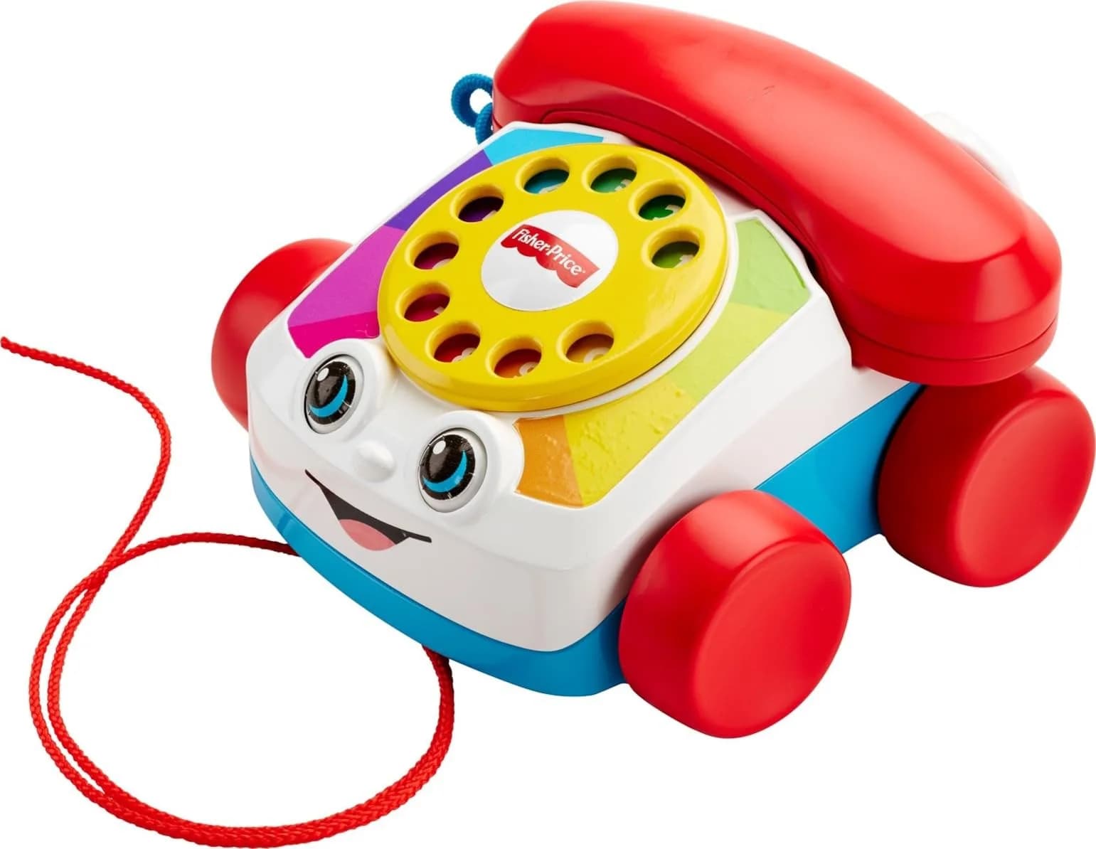 Fisher-Price Chatter Telephone Pull Along Toy | Classic Toddler Phone for 12+ Months - main product image