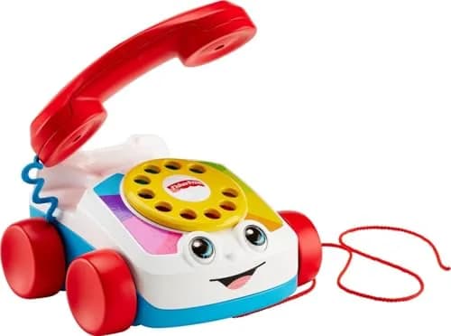 Fisher-Price Chatter Telephone Pull Along Toy | Classic Toddler Phone for 12+ Months thumbnail 3