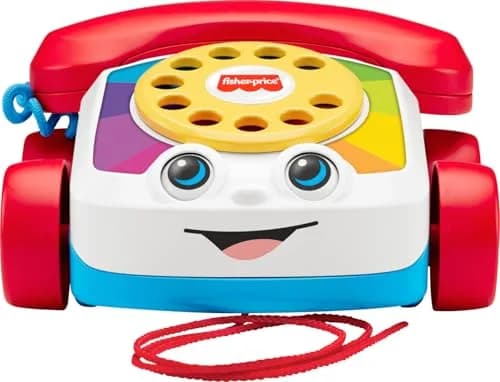 Fisher-Price Chatter Telephone Pull Along Toy | Classic Toddler Phone for 12+ Months thumbnail 4