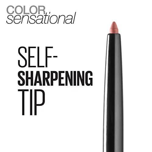 Maybelline Color Sensational Shaping Lip Liner, Totally Toffee, Nude, 0.01 oz (0.28 g) | Smudge-Proof & Self-Sharpening thumbnail 4