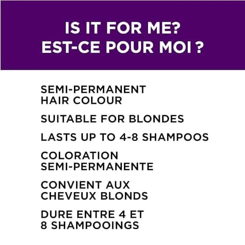 L'Oreal Paris Colorista Semi-Permanent Hair Color Purple 118ml (4 Fl Oz) | Temporary Hair Dye for Bleached & Blonde Hair thumbnail 6