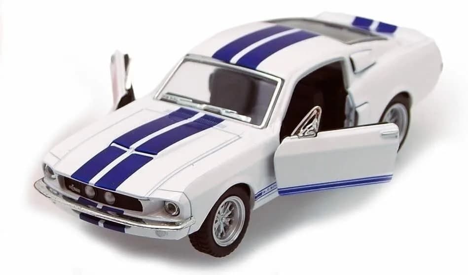 KiNSMART 1967 Ford Shelby Mustang GT500 1:38 Scale Die Cast Model 5" | Realistic Collectible for Car Enthusiasts thumbnail 3