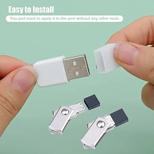 BUSHIBU USB A Port Anti Dust Cover Cap 20Pcs | Protects Ports from Dust and Oxidation thumbnail 5