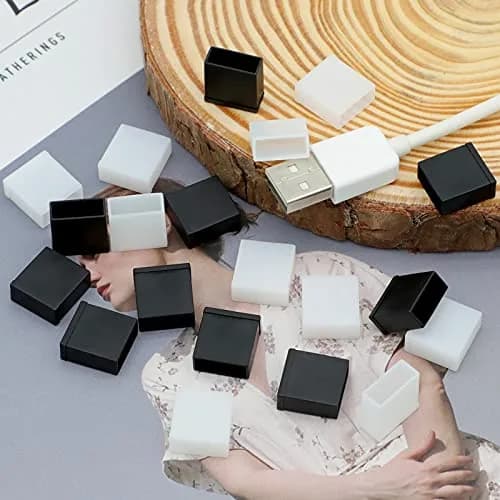 BUSHIBU USB A Port Anti Dust Cover Cap 20Pcs | Protects Ports from Dust and Oxidation thumbnail 7