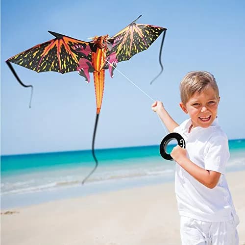 WindNSun Pterodactyl Supersize Kite, Multicolor, 70 Inches Tall | Vibrant Flying Performance thumbnail 5