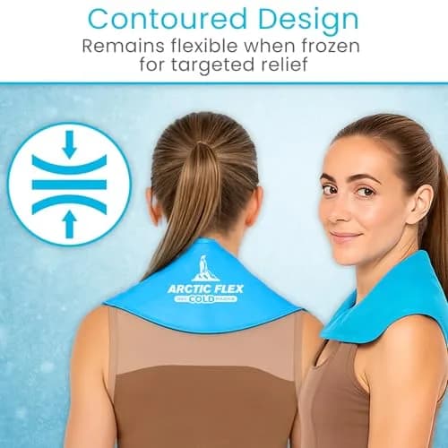 Arctic Flex Neck Ice Pack Large | Targeted Cold & Hot Therapy for Neck & Shoulders thumbnail 5