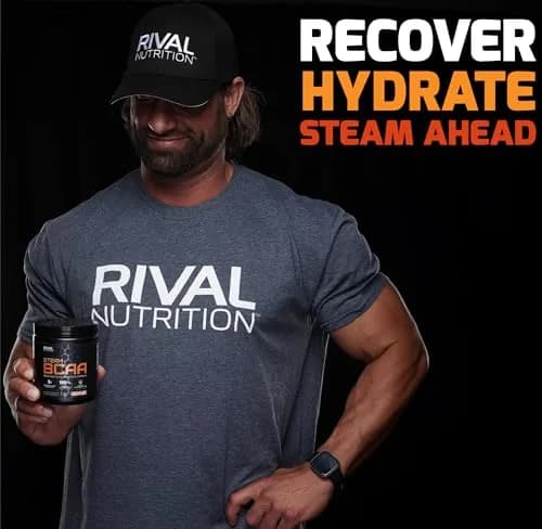Rival Nutrition Steam BCAA Instanized Powder Juicy Orange | 30 Servings for Athletes & Bodybuilders thumbnail 2