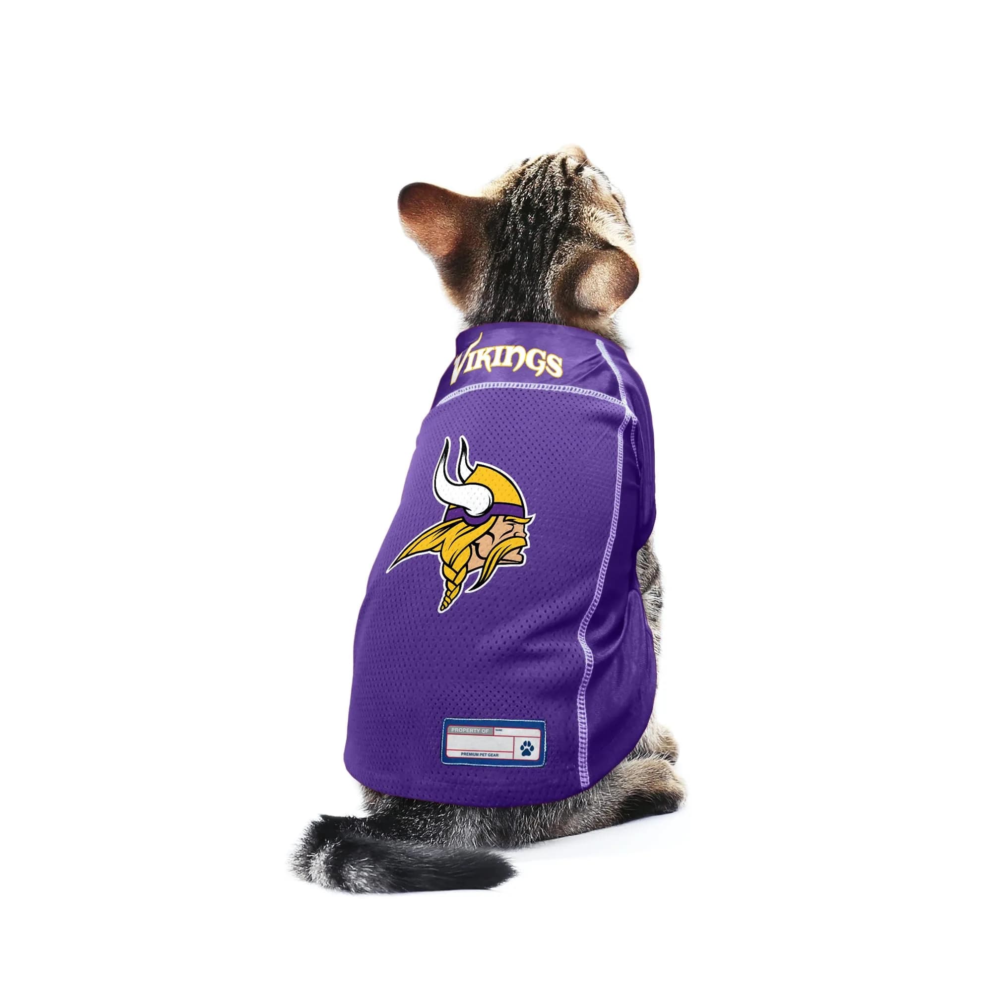 Littlearth NFL Minnesota Vikings Basic Pet Jersey, Team Color, X-Small | Officially Licensed NFL Fan Gear for Dogs thumbnail 3
