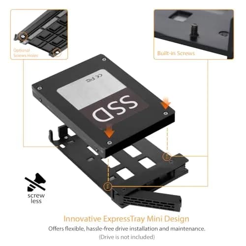 ICY DOCK ExpressCage MB326SP-B 6 Bay 2.5” SATA HDD/SSD Hot Swap Enclosure | Dual Cooling Fan for 5.25” Bay thumbnail 5