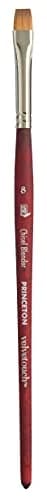 Princeton Velvetouch Artiste Series 3950 Chisel Blender Brush Size 8 | Mixed-Media Synthetic Brush for Acrylic, Watercolor & Oil thumbnail 1