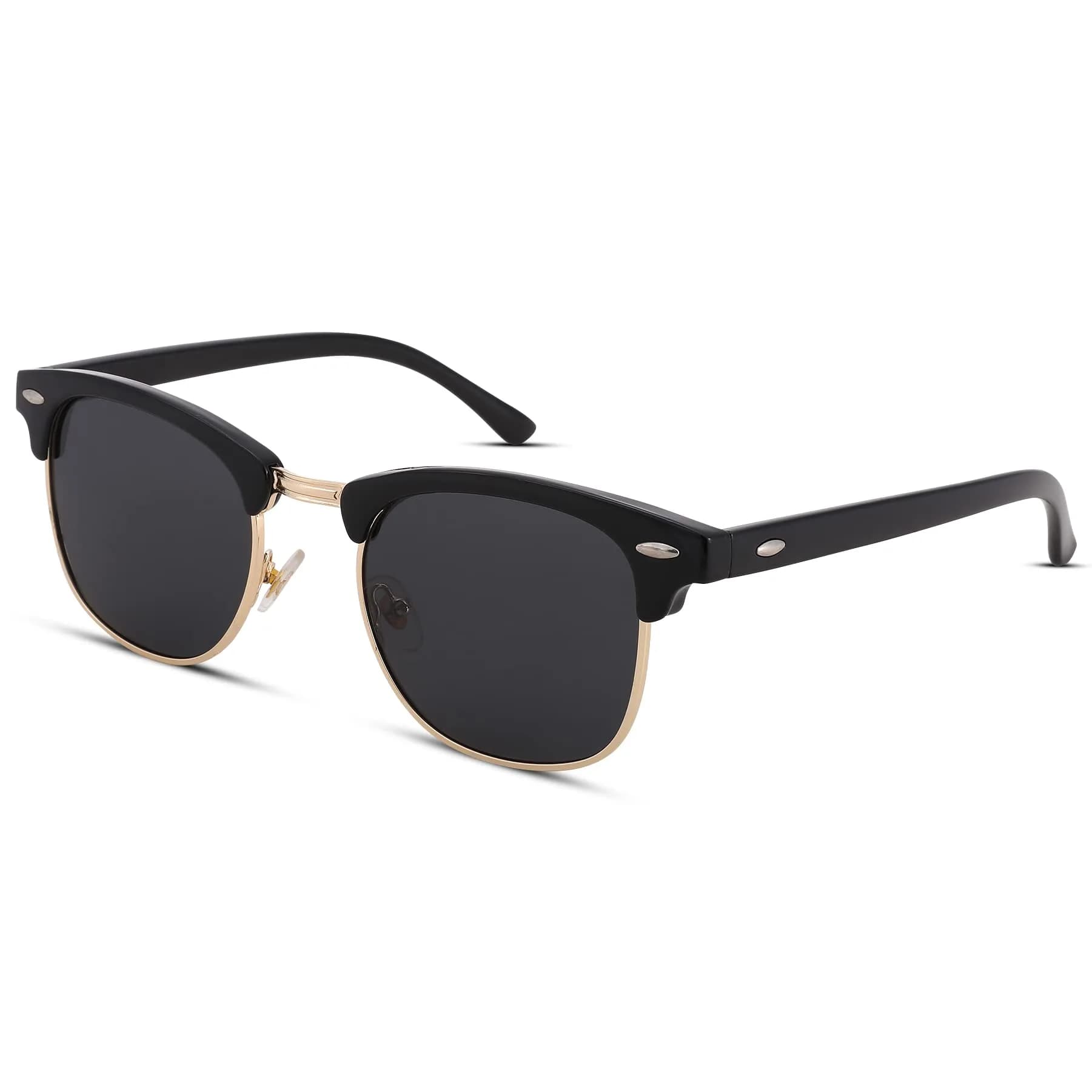 Pro Acme Classic Semi-Rimless Polarized Sunglasses for Women Men | UV400 Protection - main product image