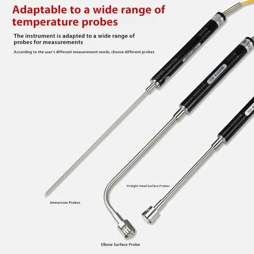 URBEST Surface Thermocouple -50 to 500°C | Handheld K Type Probe for Surface Temp Measurement thumbnail 3