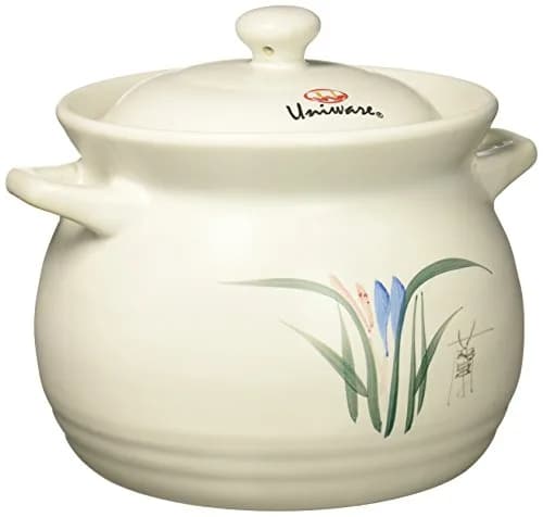 UNIWARE Heavy Duty Heat Proof Ceramic Pot 4.3L | Handmade, Oven & Microwave Safe thumbnail 1