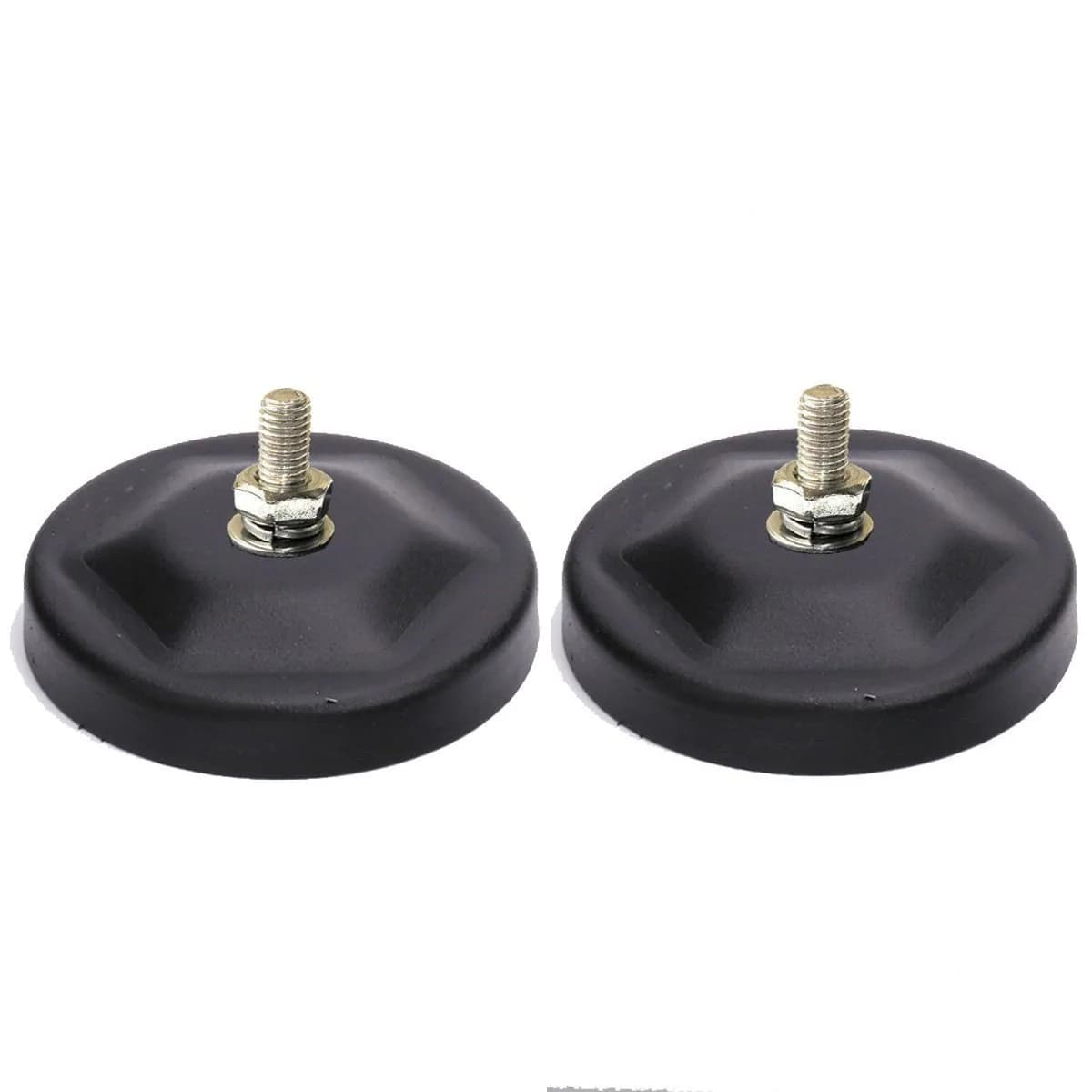 Lightronic 3" Round Ultra Strong Power Magnet Base, 2 Pack | Mount LED Offroad Lights Without Drilling — 2PCS magnetic bracket