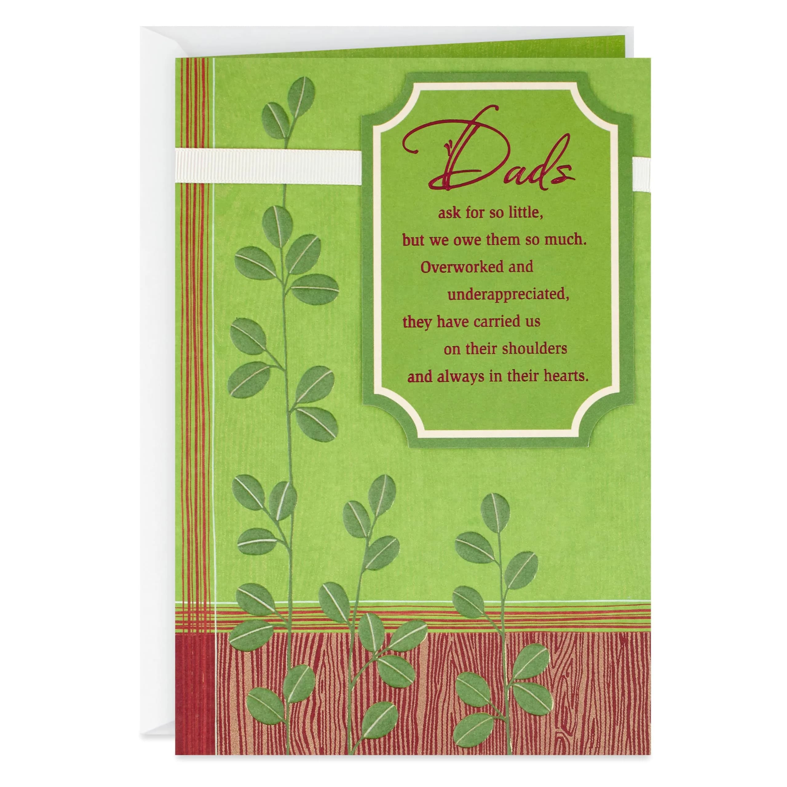 Hallmark Birthday Card for Dad (Loved and Appreciated) | Heartfelt Greeting for Father's Day & Birthdays