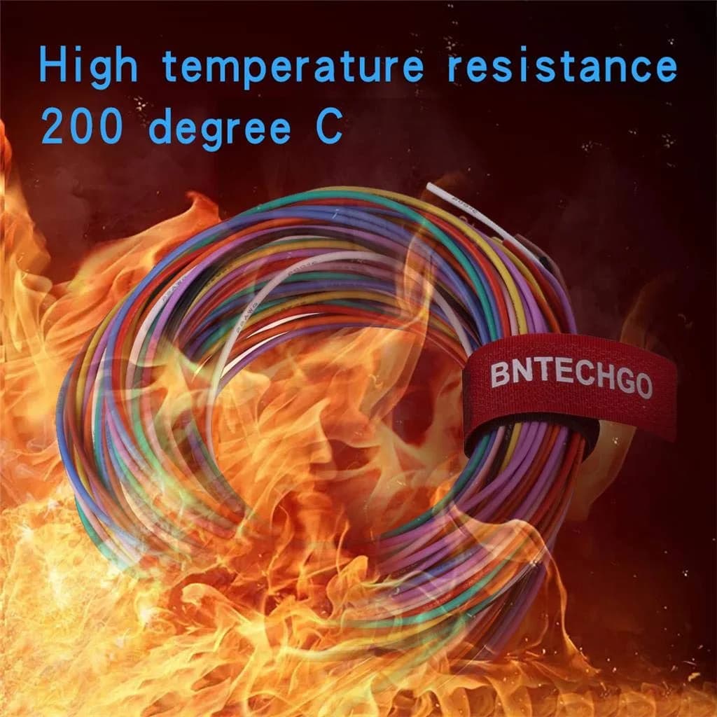 BNTECHGO 22 AWG Silicone Wire Kit - 10 Colors, 10 ft Each (22 Gauge Stranded Tinned Copper) - view 4