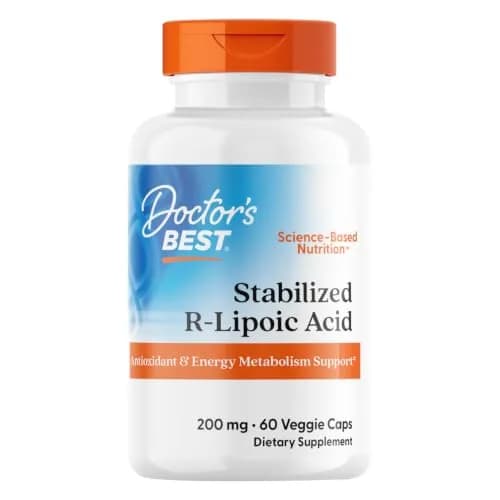Doctor's Best Alpha Lipoic Acid Supplement 600mg | Antioxidant Support, Vegan, Non-GMO thumbnail 1