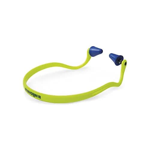 Sellstrom Reusable Banded Earplugs 25dB Noise Reduction Hi-Viz Green | NRR 27 Certified thumbnail 1
