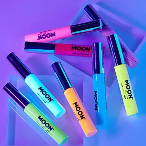 Moon Glow Neon UV Eye Liner 0.34oz Blue | Bright Neon Glow Under UV Light thumbnail 5