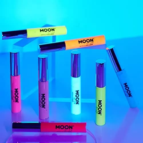 Moon Glow Neon UV Eye Liner 0.34oz Blue | Bright Neon Glow Under UV Light thumbnail 6