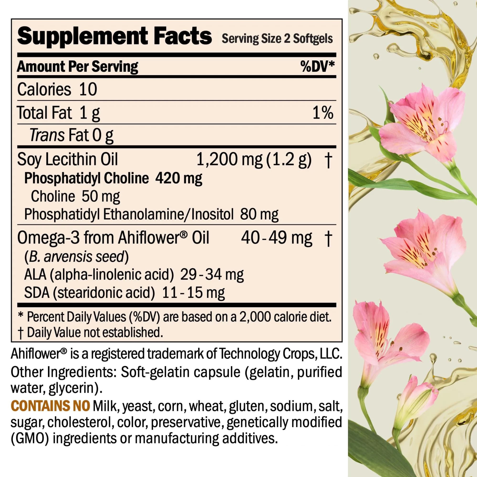 Andrew Lessman ProCaps PC Liver & Brain Benefits 60 Softgels | Phosphatidyl Choline for Cognitive Function & Liver Health - view 2