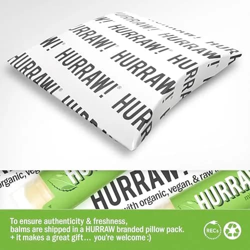 Hurraw! Mint Lip Balm 2 Pack | Organic, Vegan, Cruelty-Free, Made in USA thumbnail 4