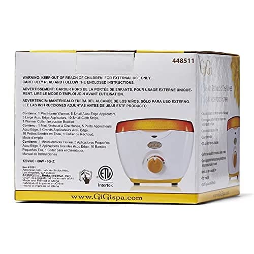 GIGI Mini Compact Honee Wax Warmer for Hair Removal Heater for 5 oz Cans | Portable, Professional-Grade Facial & Eyebrow Waxing thumbnail 2