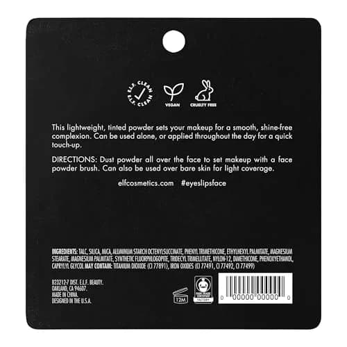 e.l.f. Prime & Stay Finishing Powder Light/Medium | Sets Makeup, Controls Shine, Smooths Complexion thumbnail 5