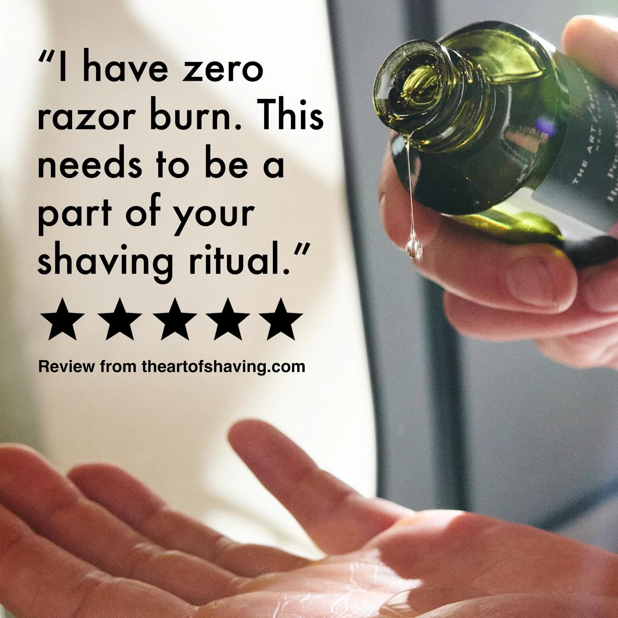 The Art of Shaving Unscented Pre-Shave Oil For Men – Clinically Tested For Sensitive Skin – Improves Razor Glide For a Close, Comfortable Shave – 240ml (8.1 Fl Oz) - view 5