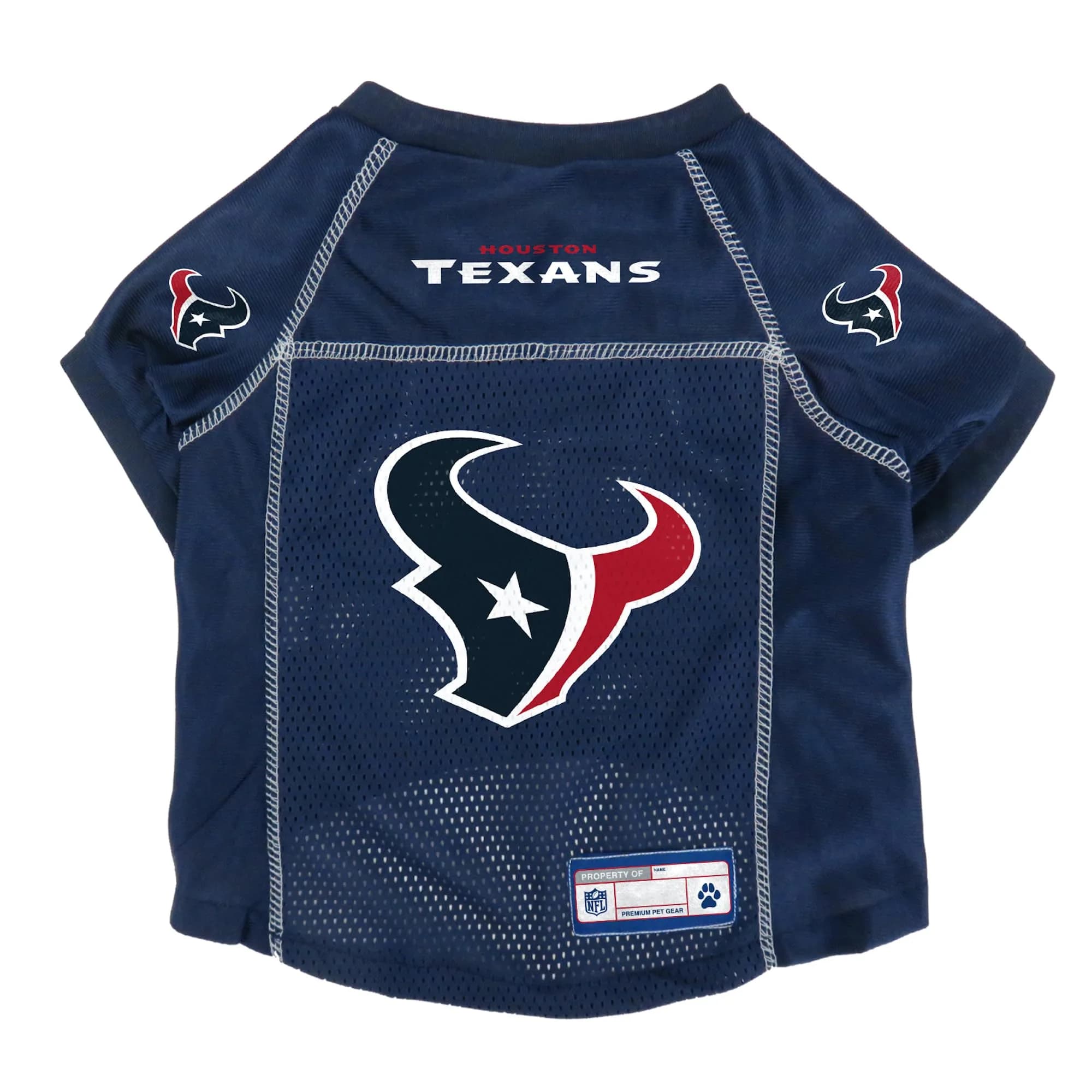 Littlearth NFL Houston Texans Pet Jersey Small | Team Color, Officially Licensed, Polyester - main product image