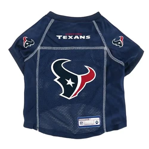 Littlearth NFL Houston Texans Pet Jersey Small | Team Color, Officially Licensed, Polyester thumbnail 1