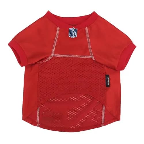 Littlearth NFL Kansas City Chiefs Basic Pet Jersey, Small | Team Color, Comfortable Polyester thumbnail 4