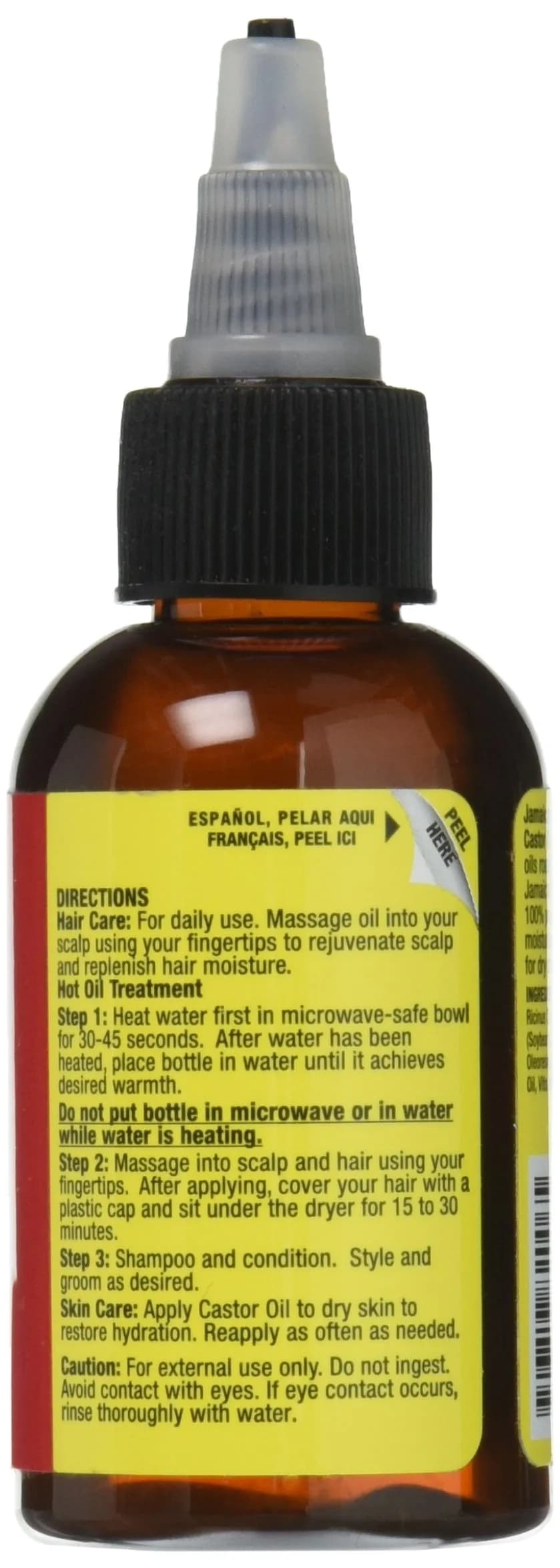 Jamaican Mango & Lime Black Castor Oil 2oz | Nourishes & Promotes Hair Growth thumbnail 2
