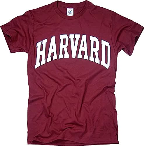 New York Fashion Police Harvard University T-Shirt - Arched Block - Crimson -S | Officially Licensed, Cotton, Small thumbnail 1