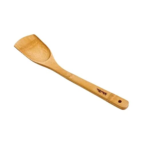 Helen's Asian Kitchen Natural Bamboo Stir Fry Spatula and Wok Tool, 13.5-Inch | Sustainable Kitchen Utensil for Wok Cooking thumbnail 2