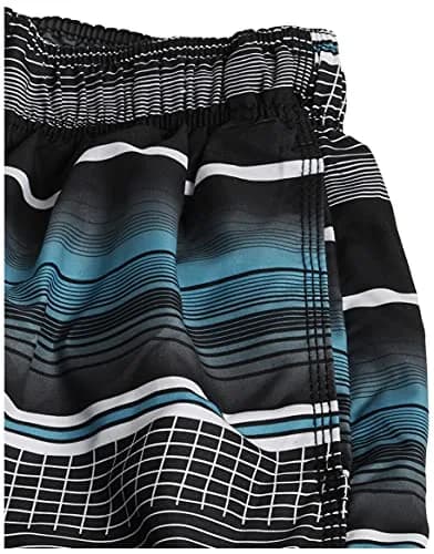 Kanu Surf Mens Mirage Swim Trunks 9 Inch UPF 50+ Microfiber Black Large thumbnail 4