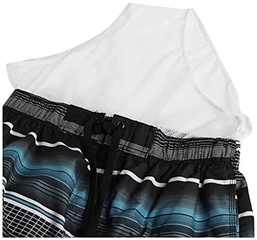 Kanu Surf Mens Mirage Swim Trunks 9 Inch UPF 50+ Microfiber Black Large thumbnail 6