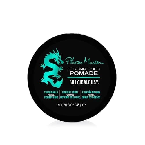 Billy Jealousy Plaster Master Water-Soluble Hair Pomade, 3 Oz | Strong Hold & Medium Shine for Men thumbnail 1