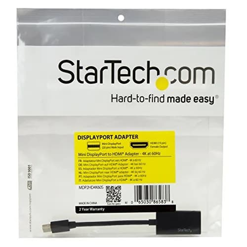 StarTech Active Mini DP to HDMI 2.0 Adapter, 4K 60Hz | Supports UHD 4K at 60Hz, Active Conversion thumbnail 5
