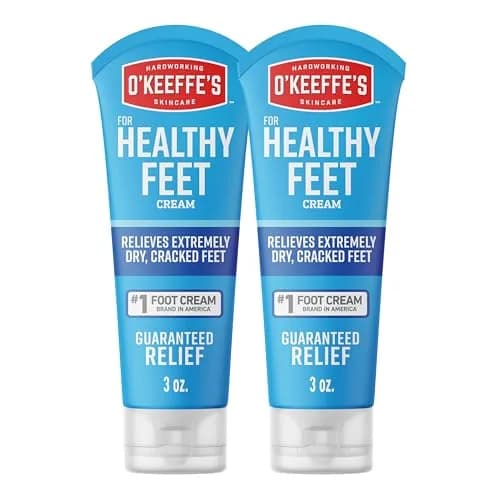 O'Keeffe's for Healthy Feet Foot Cream, 3 oz (89 ml) Tube, 2-Pack | Intensive Dry & Cracked Heel Repair thumbnail 1