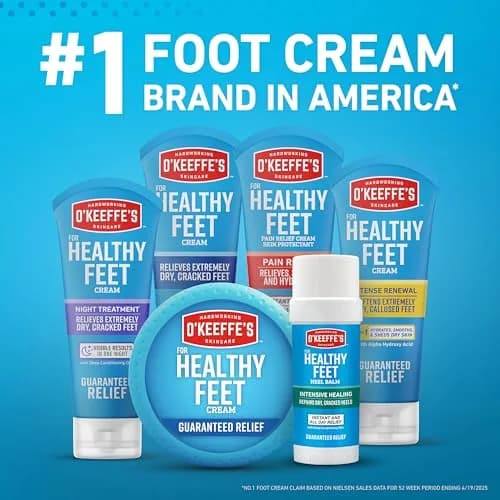 O'Keeffe's for Healthy Feet Foot Cream, 3 oz (89 ml) Tube, 2-Pack | Intensive Dry & Cracked Heel Repair thumbnail 5