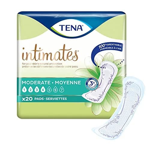 TENA Sensitive Care Moderate Incontinence Pads for Women, Regular, 20 ct | Dermatologist Approved by Skin Health Alliance thumbnail 1