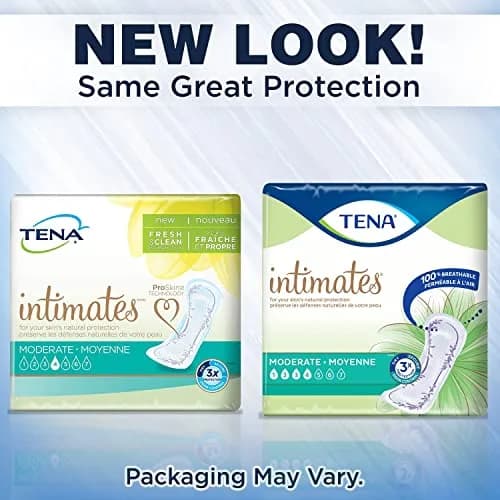 TENA Sensitive Care Moderate Incontinence Pads for Women, Regular, 20 ct | Dermatologist Approved by Skin Health Alliance thumbnail 4