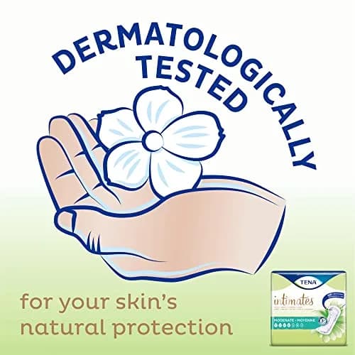 TENA Sensitive Care Moderate Incontinence Pads for Women, Regular, 20 ct | Dermatologist Approved by Skin Health Alliance thumbnail 8