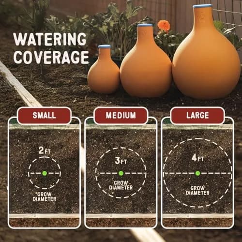 Growoya Large OYA Irrigation Pot for Garden Bed, Raised Planters & Grow Bags | Eco-Friendly Watering Solution (70-120 chars) thumbnail 5