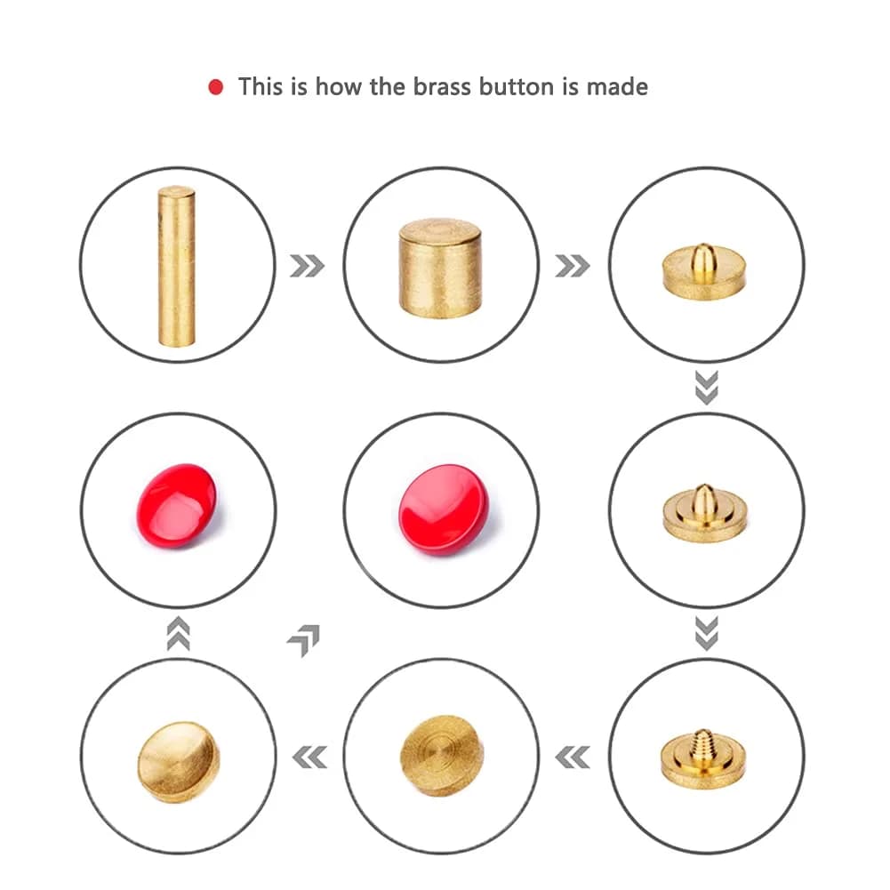 VKO Red Metal Soft Shutter Release Button | Brass Camera Accessory for Photography thumbnail 7