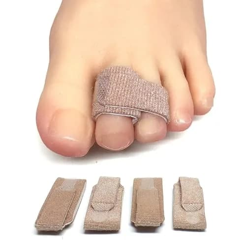 ZenToes Hammer Toe Straightener & Buddy Wraps 4 Ct | FDA Approved Orthopedic Brace for Broken Toes thumbnail 1