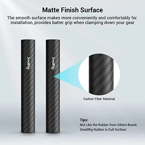 SMALLRIG 15mm Carbon Fiber Camera Rods 10cm (4") 2-Pack | Lightweight & Rigid Support for Camera Rigs thumbnail 3