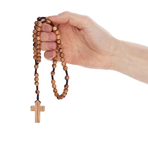 MIZZE Made for Luck Bethlehem Wooden Rosary Set | Catholic Prayer Beads for Men & Women thumbnail 4