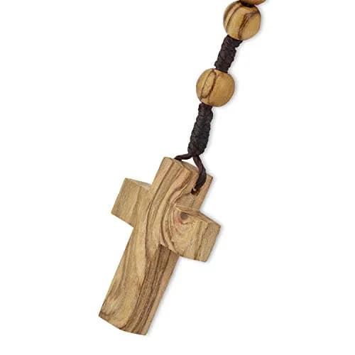 MIZZE Made for Luck Bethlehem Wooden Rosary Set | Catholic Prayer Beads for Men & Women thumbnail 6